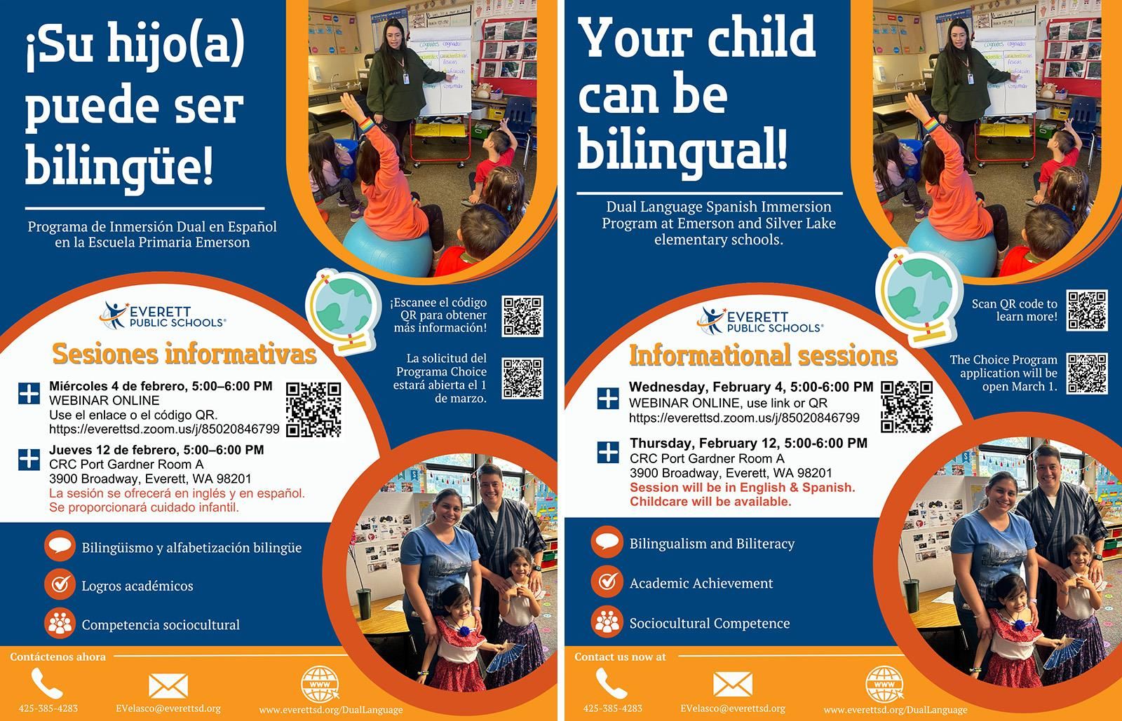 Dual Language Flyer